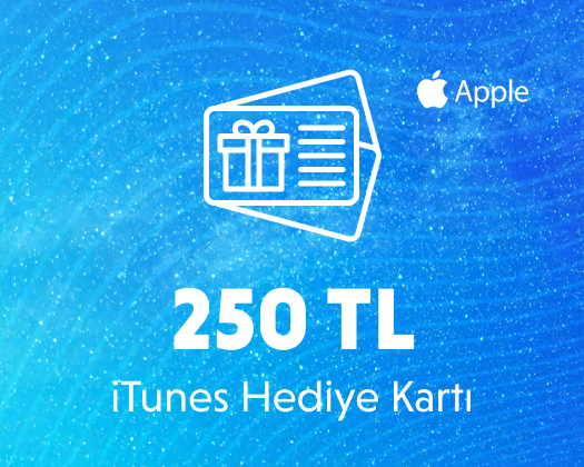 Apple Store iTunes 250 TL Hediye Kartı