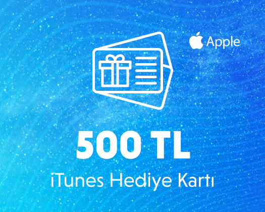 Apple Store iTunes 500 TL Hediye Kartı